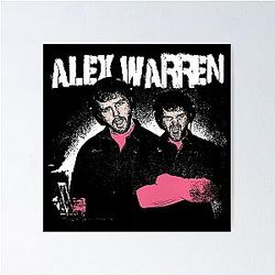 Grunge Style Alex Warren Poster