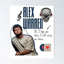 Alex Warren Design Poster