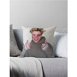 Alex Warren Throw Pillow