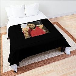Middle Finger Alex Warren Comforter becomes: 
Middle Finger Alex Warren