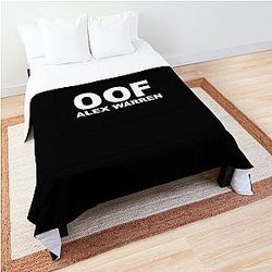 Alex Warren Logo Comforter