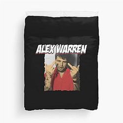 Middle Finger Alex Warren Duvet Cover