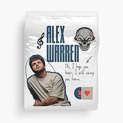 Alex Warren Duvet Cover T-Shirt Design