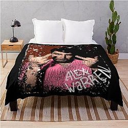 Crack Texture Alex Warren Throw Blanket