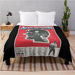 Vintage Performance on Stage Alex Warren Throw Blanket
