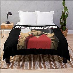 Middle Finger Alex Warren Throw Blanket