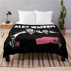 Grunge Alex Warren Throw Blanket