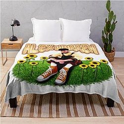 Sunflower on Alex Warren Throw Blanket