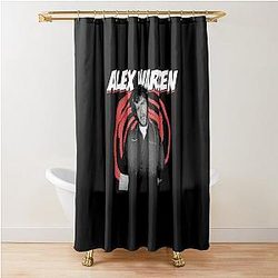 Spiral Effect Alex Warren Shower Curtain