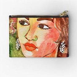 Alia Bhatt Watercolor Pouch