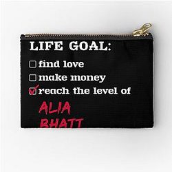 Alia Bhatt Life Zipper Pouch