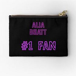 Alia Bhatt Fan Zipper Pouch