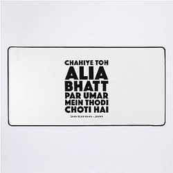 Alia Bhatt Desk Mat