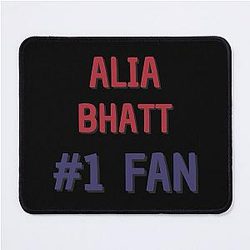 Alia Bhatt Fan Mouse Pad