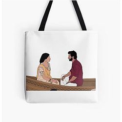 Alia Bhatt and Varun Dhawan Kalank scene Overall Print Tote Bag