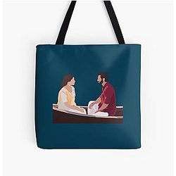 Kalank Alia Bhatt Varun Dhawan All Over Print Tote Bag
