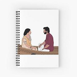 Alia Bhatt Varun Dhawan Kalank scene Spiral Notebook