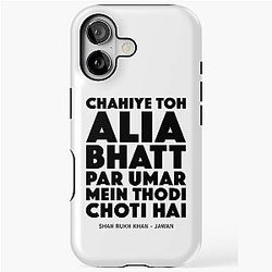 Chahiye to Alia Bhatt iPhone Tough Case