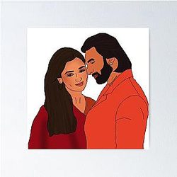 Rocky Aur Rani in A sequence seems duplicated ...Alia Bhatt Ranveer Singh Poster