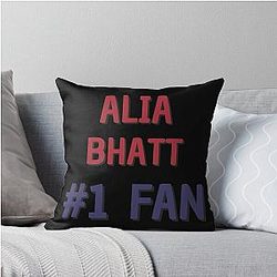Alia Bhatt Fan Throw Pillow