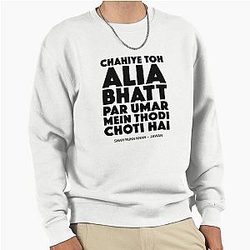 Alia Bhatt Pullover Sweatshirt
