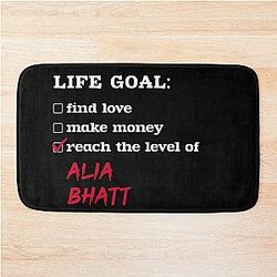 Alia Bhatt Life Goal Bath Mat