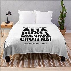 Alia Bhatt Throw Blanket