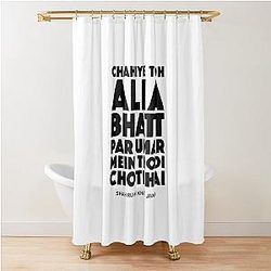 Alia Bhatt Shower Curtain
