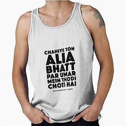 Chahiye Toh Alia Bhatt Tank Top