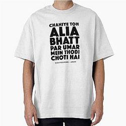 Alia Bhatt Oversized T-Shirt