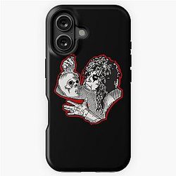Alice Cooper Skull Line Art iPhone Tough Case