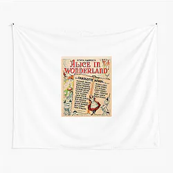 Alice in Wonderland The World Is My Stage Alice In Wonderland Tapestries
