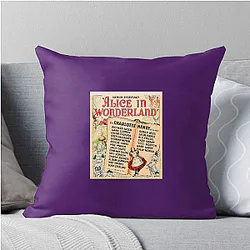 Alice in Wonderland The World Is My Stage Alice In Wonderland Pillows Cover