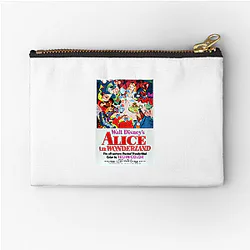 Alice in Wonderland My Favorite Childhood Film Alice In Wonderland Zipper Pouches