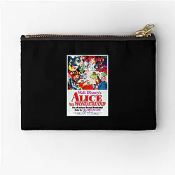 Alice in Wonderland My Favorite Childhood Film Alice In Wonderland Zipper Pouches