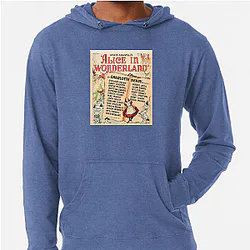 Alice in Wonderland The World Is My Stage Alice In Wonderland Hoodies