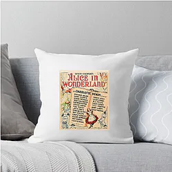 Alice in Wonderland The World Is My Stage Alice In Wonderland Pillows Cover