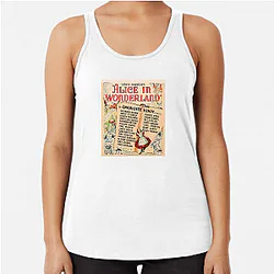 Alice in Wonderland The World Is My Stage Alice In Wonderland Tank Tops
