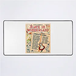 Alice in Wonderland The World Is My Stage Alice In Wonderland Mouse Pads