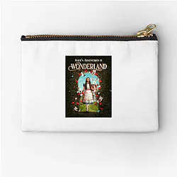 Alice in Wonderland The Queen of Imagination Alice In Wonderland Zipper Pouches