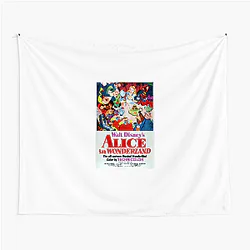 Alice in Wonderland My Favorite Childhood Film Alice In Wonderland Tapestries