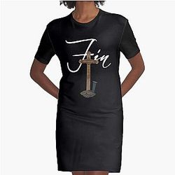 Alligatoah Funeral Song Fin Graphic T-Shirt Dress