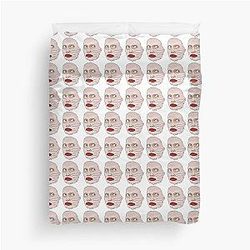 Queen Alyssa Edwards with a facemask Duvet Cover