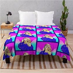 Alyssa Edwards face Throw Blanket