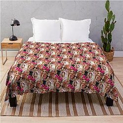 Alyssa Edwards collage Throw Blanket