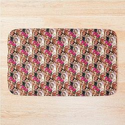 Alyssa Edwards collage Bath Mat