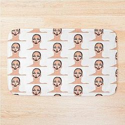 Alyssa Edwards getting ready Bath Mat