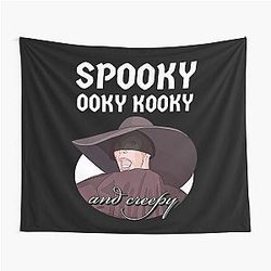 Alyssa Edwards Spooky Ooky Kooky and Creepy Halloween (White) Tapestry