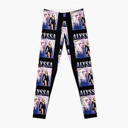 Alyssa Edwards vintage retro design   Leggings