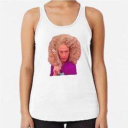 Alyssa edwards meme Racerback Tank Top